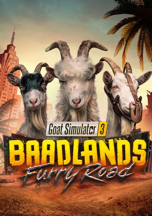 Goat Simulator 3 - Baadlands: Furry Road - Cover / Packshot