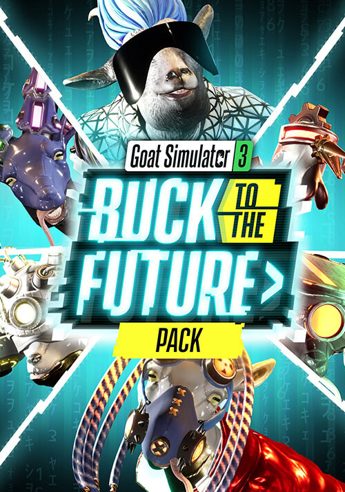 Goat Simulator 3 - Buck to the Future Pack - Cover / Packshot