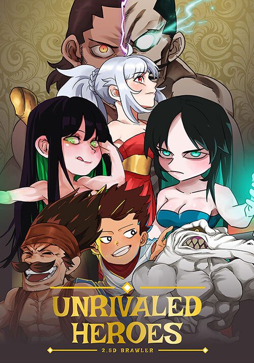 Unrivaled Heroes: 2.5D Brawler - Cover / Packshot