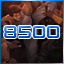 Achieve 8500 kill count