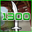Kill using a weapon 1300 times