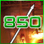 Kill using a weapon 850 times