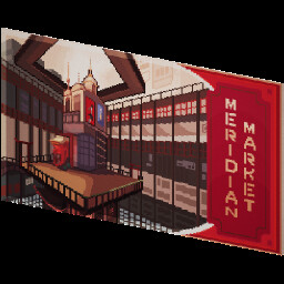 Meridian Market Postcard