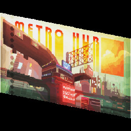 Metro Hub Postcard