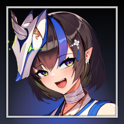 Blue Half-Demon
