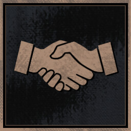 Friendly gesture.