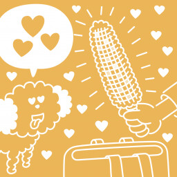 Grilled corn