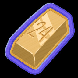 24 Karat Badge
