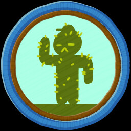 Needlepoint Badge