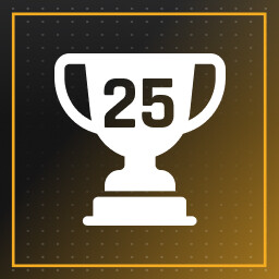 25 Gold Trophies