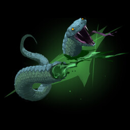 Snakes speared in the ruins