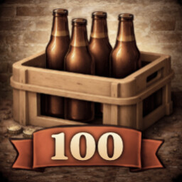 100 bottles poured