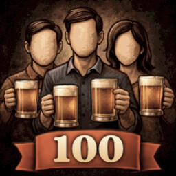 100 customers served