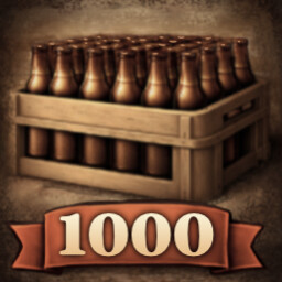 1000 bottles poured
