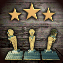 3-star bar rating