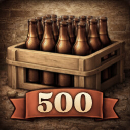 500 bottles poured