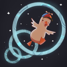Waddling in space