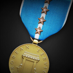 Korean Service Medal (Fourth Bronze  Service Star)