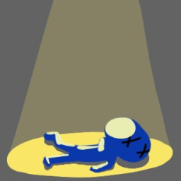 Under the spotlights